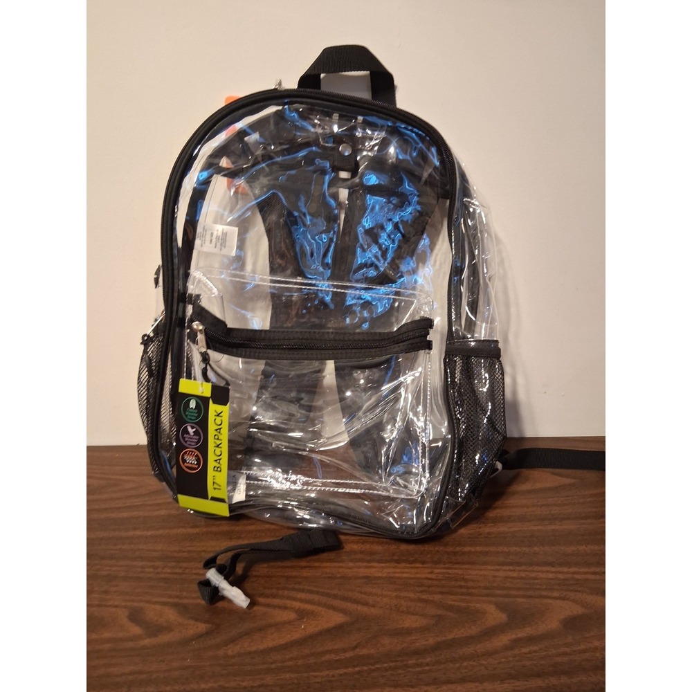 Clear BackPack 17 Inch Wonder Nation NWT